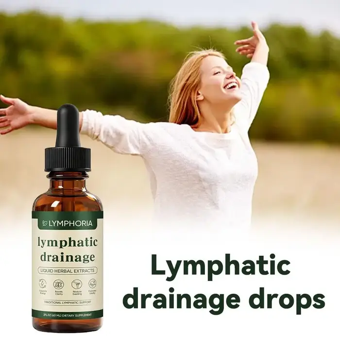 Gouttes de drainage lymphatique bio à base d'extraits végétaux liquides favorisant la circulation
