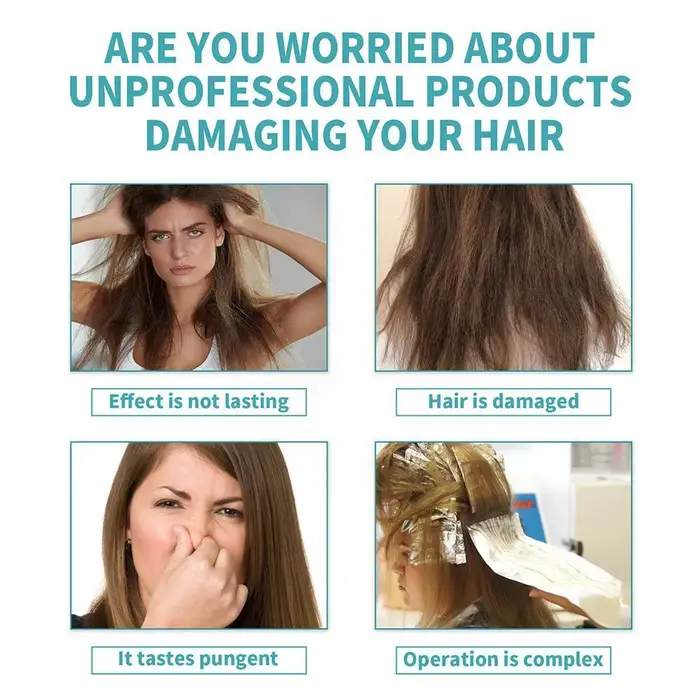 TRSTAY – crème correctrice de protéines pour lisser les cheveux