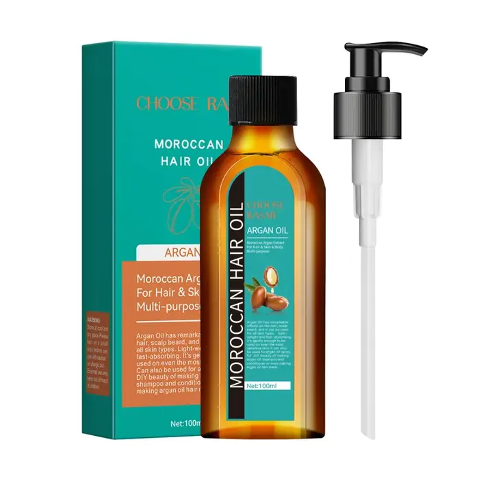 L'huile essentielle de soin capillaire empêche les cheveux secs et fendus