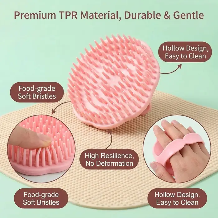 Brosse à shampooing pour le lavage des cheveux