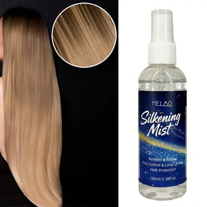 MELAO Brume Capillaire Lissante, Parfaite & Soyeuse, Contrôle des Frisottis & Protection Thermique L
