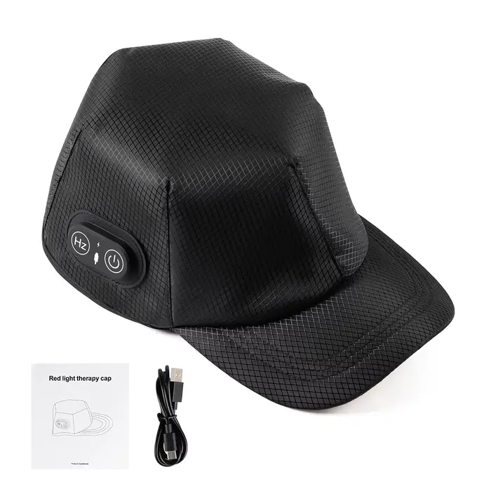 Casque de traitement de la perte de cheveux à lumière infrarouge rouge 650nm+850nm, chapeau anti-chu