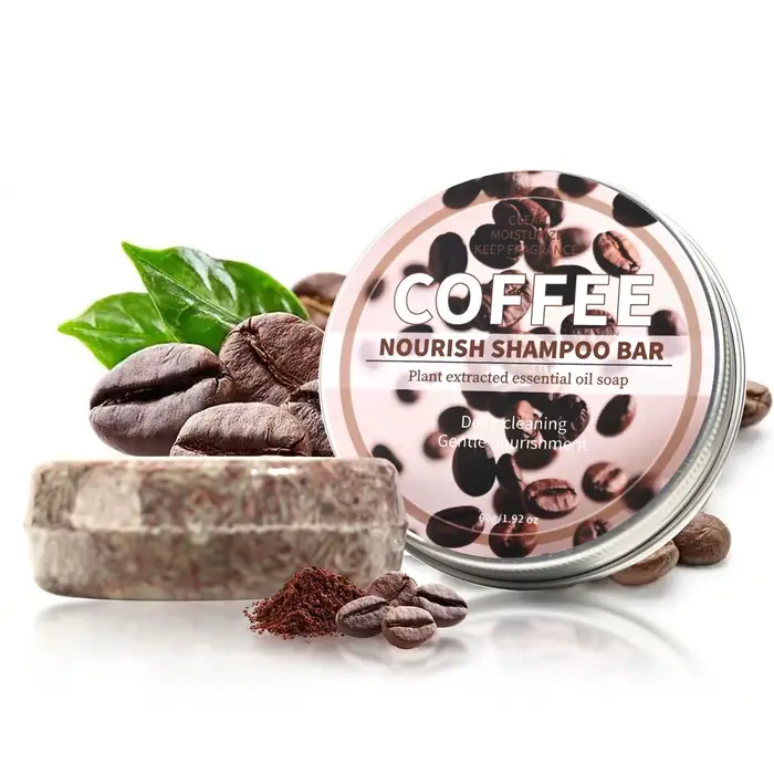 Shampoing nourrissant à l'essence concentrée au café, nettoyage en profondeur, hydratant, contrôle d