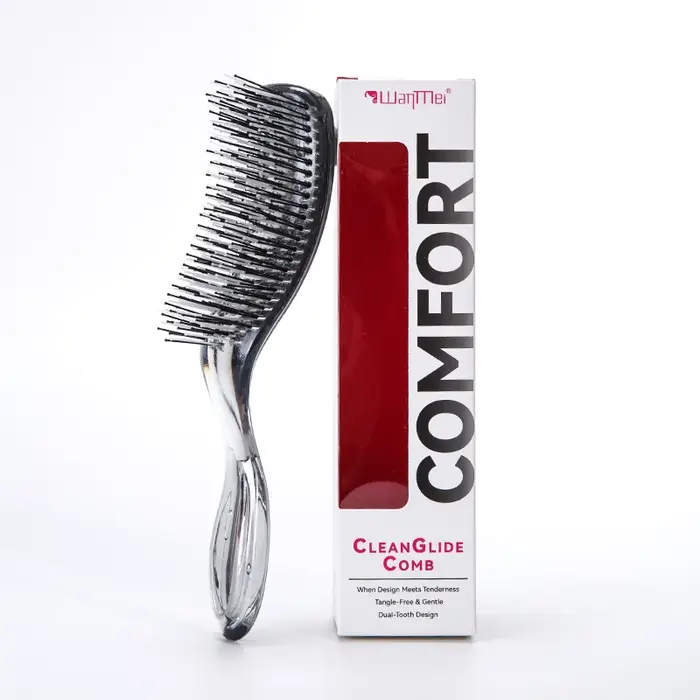 WANMEI Nouvelle brosse japonaise massante pour le cuir chevelu, démêlante et nettoyante, peigne de m