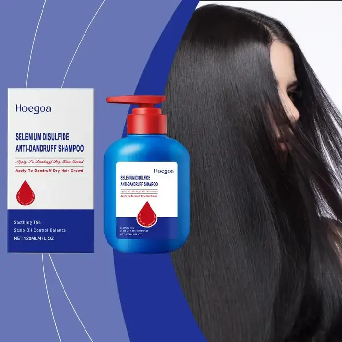Shampoo au Sulfure de Sélénium Nettoyage en Profondeur Anti-Pelliculaire Réduit les Démangeaisons du