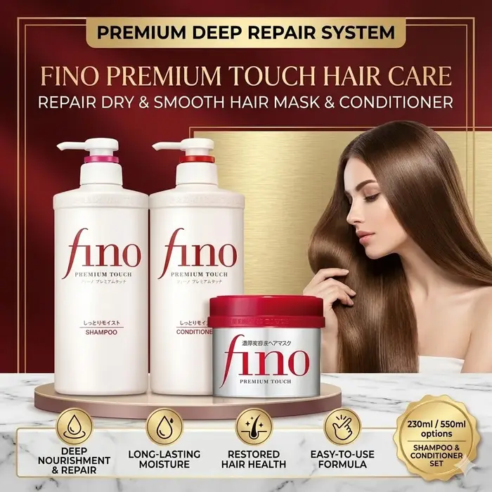 Ensemble de soins capillaires Fino Premium Touch