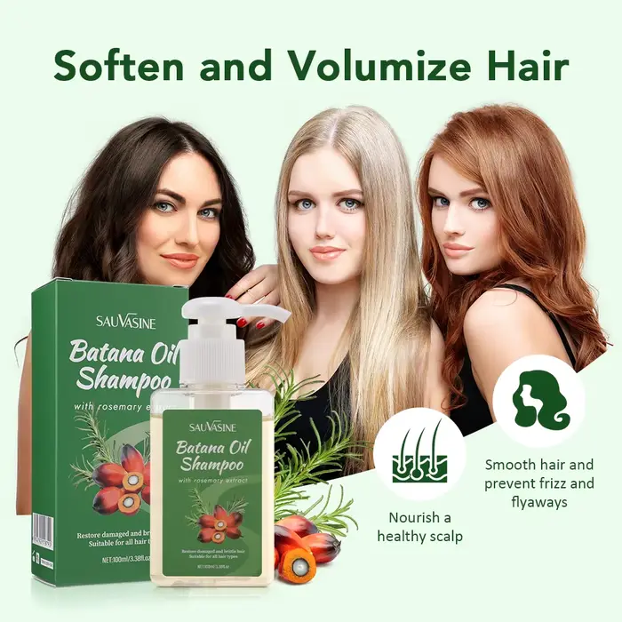Shampoing nourrissant à l'huile de Batana pour tous les cheveux