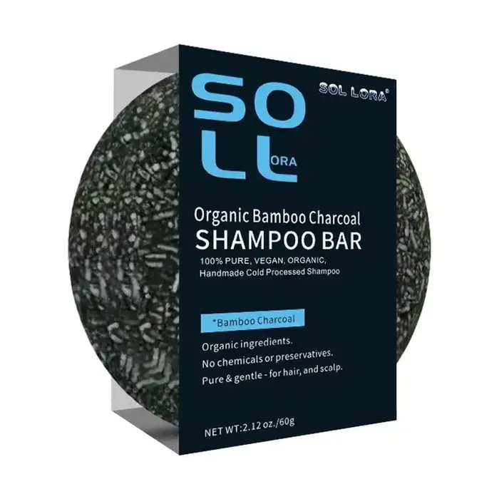 Barre assombrissante pour cheveux au charbon de bois naturel