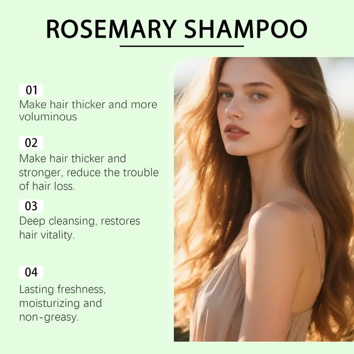Shampooing naturel au romarin