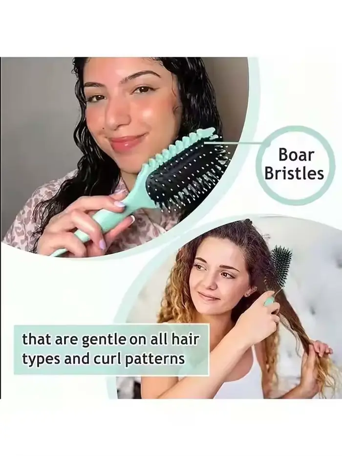 Brosse Coiffante pour Cheveux Bouclés