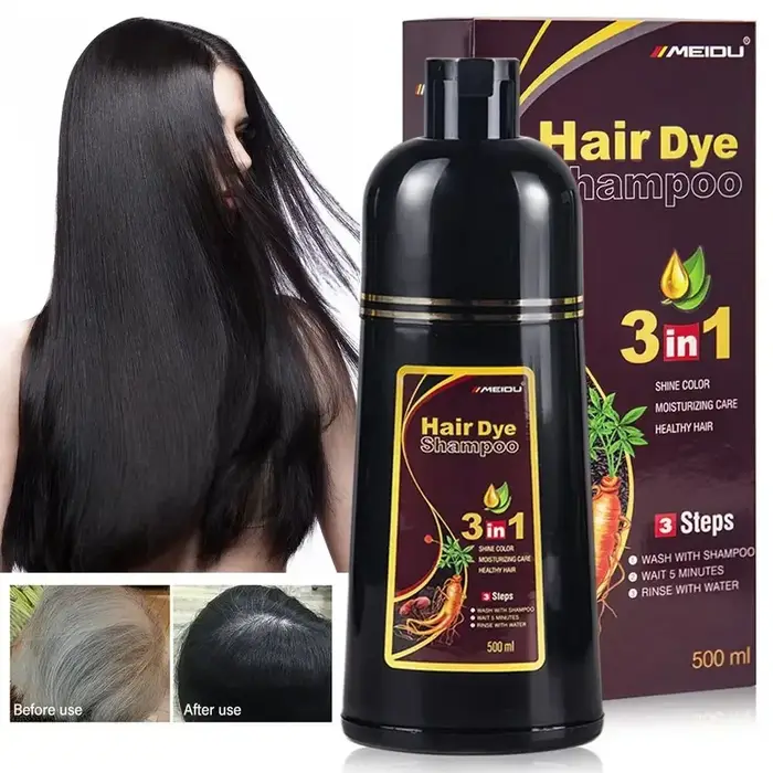 Shampoing de coloration instantanée 3 en 1