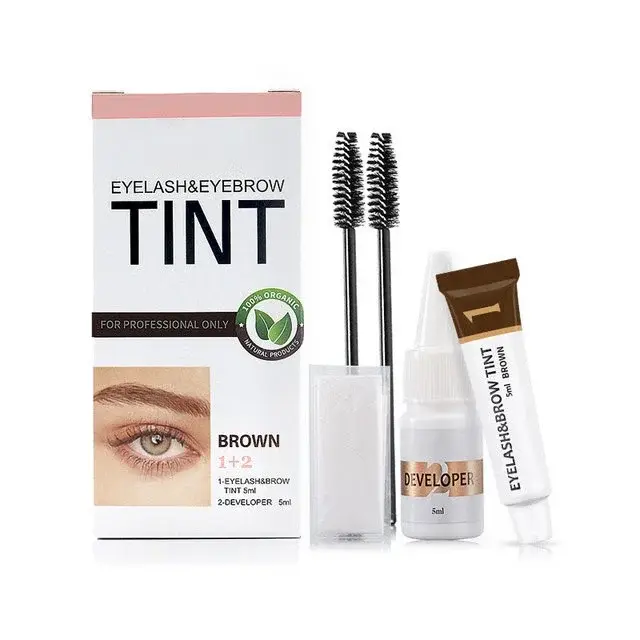 Kit de teinte pour cils et sourcils, teinte rapide et imperméable, rehausseur de Mascara longue duré