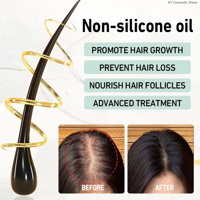 Huile de croissance rapide des cheveux