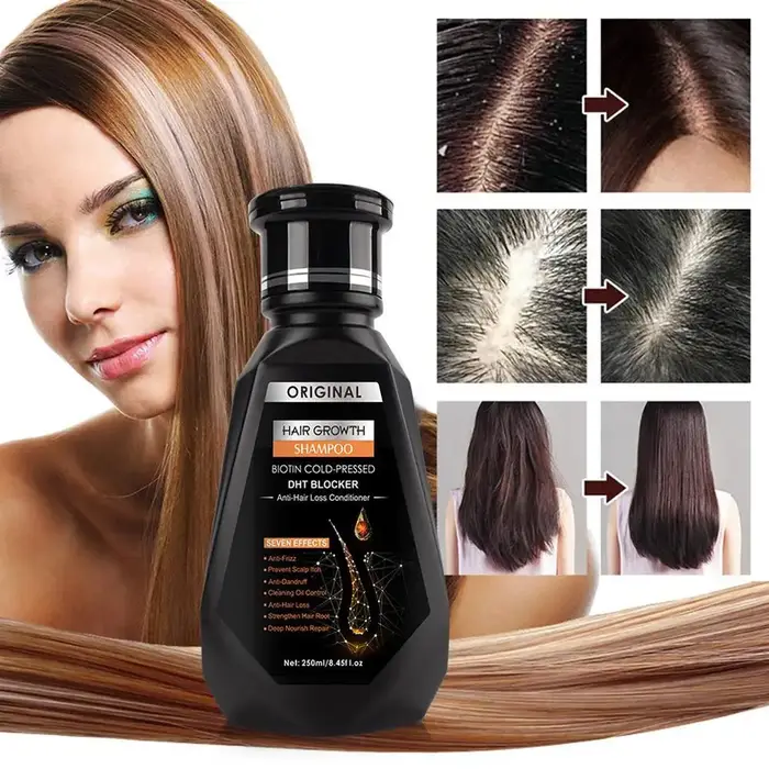 Shampoing pour la croissance des cheveux
