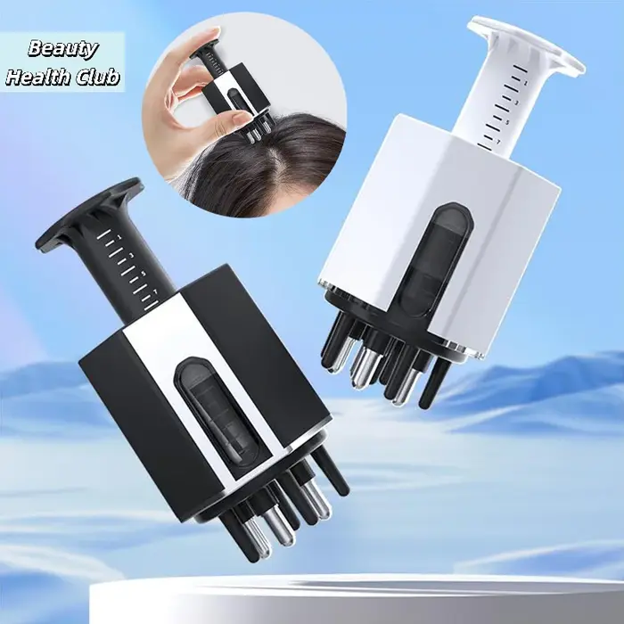 【Peigne applicateur de liquide pour le cuir chevelu