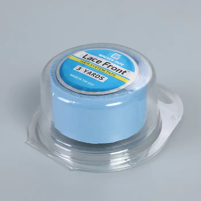 Wholesale 36/12/3yards système de cheveux bande Double face Walker bande bleu dentelle avant perruqu