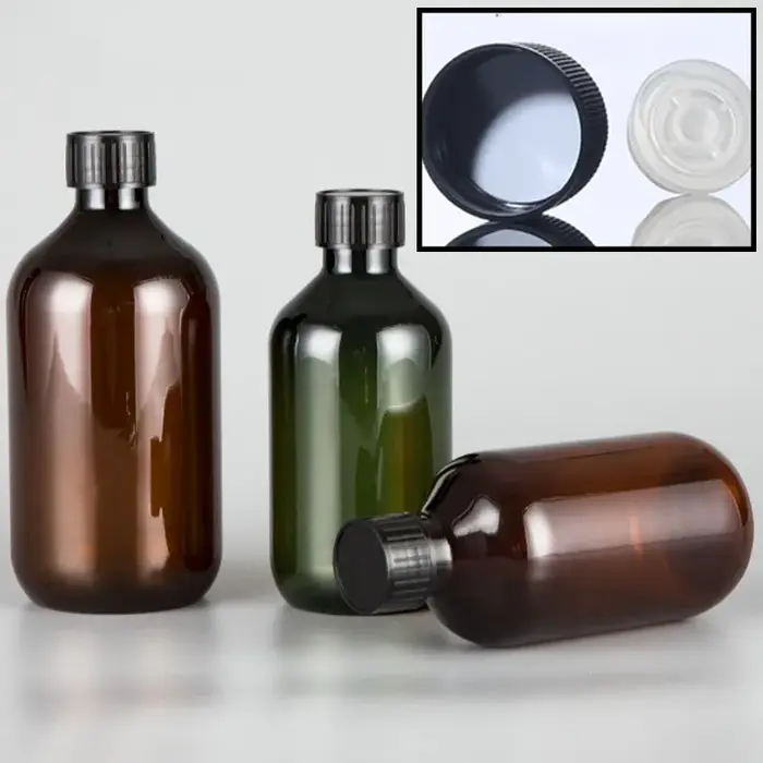 Shampooing liquide en plastique