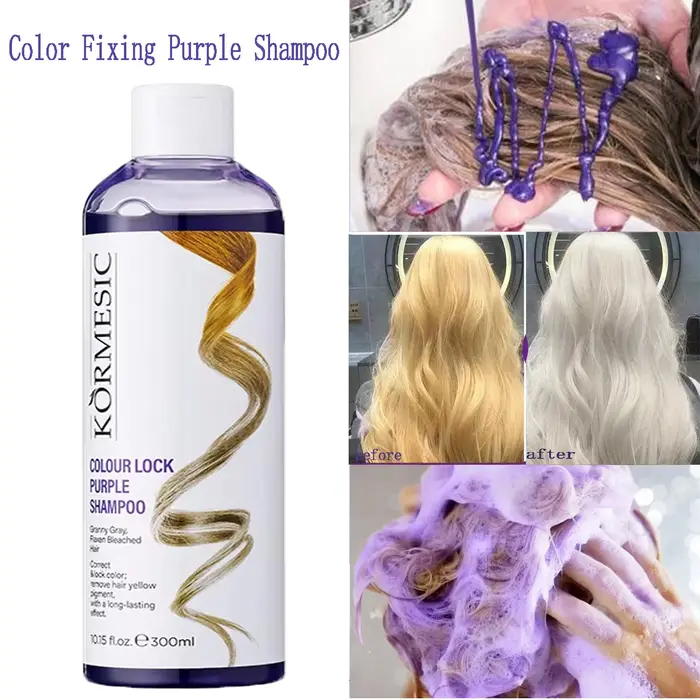 Shampoing violet fixateur de couleur