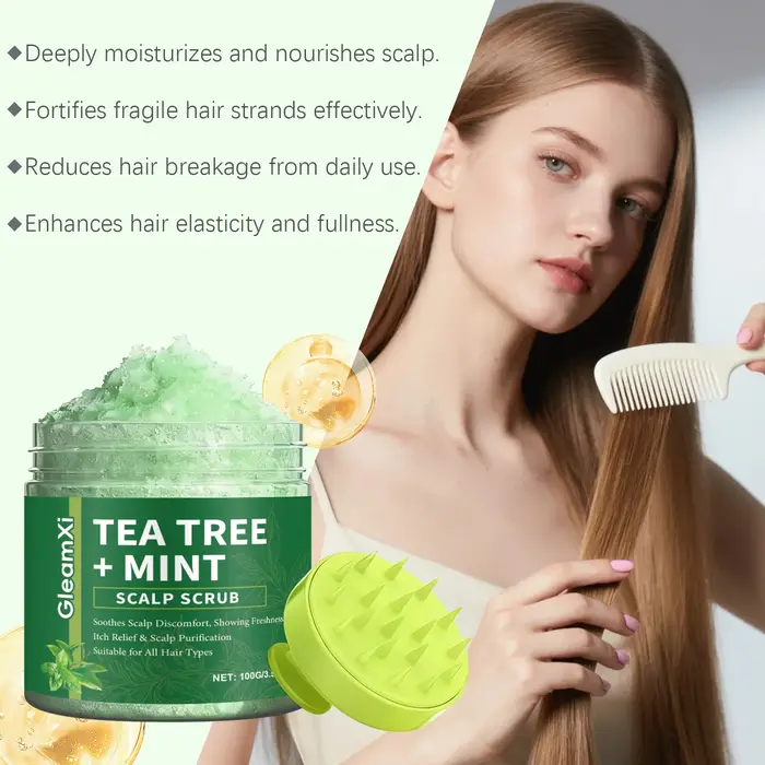 Shampooing Nettoyant en Profondeur au Théier pour le Cuir Chevelu