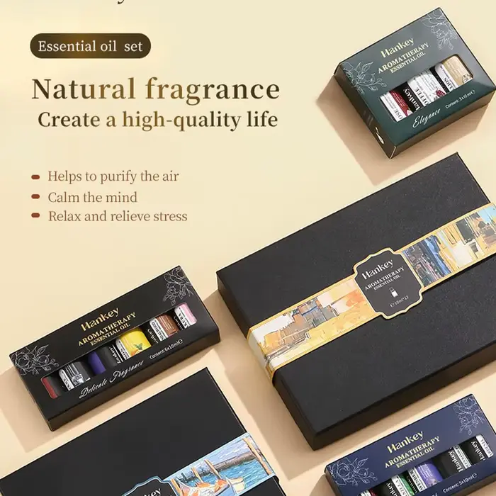Coffret cadeau d'huiles essentielles