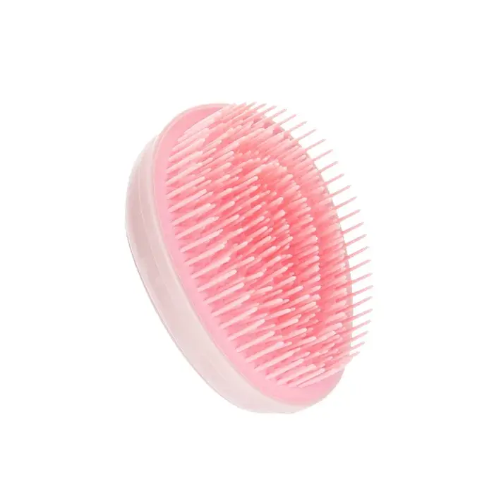 Mini brosse à cheveux ronde en forme d'œuf, petit peigne de Massage du cuir chevelu, brosse à cheveu