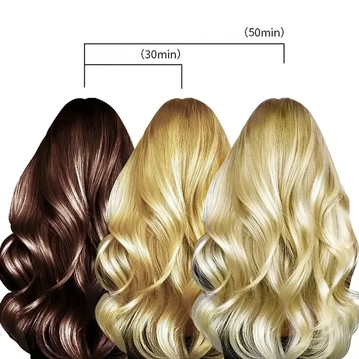 Pâte de décoloration de couleur pour cheveux