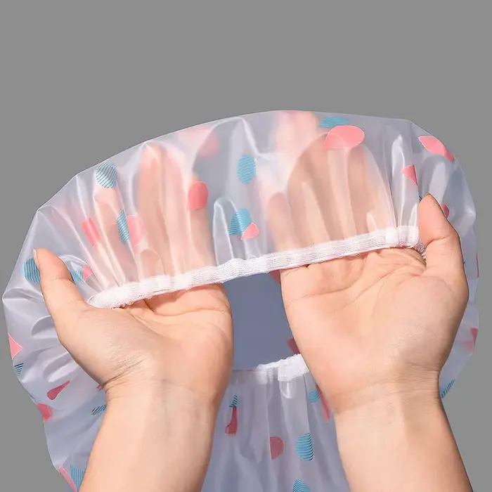 Un bonnet de douche pour prendre
