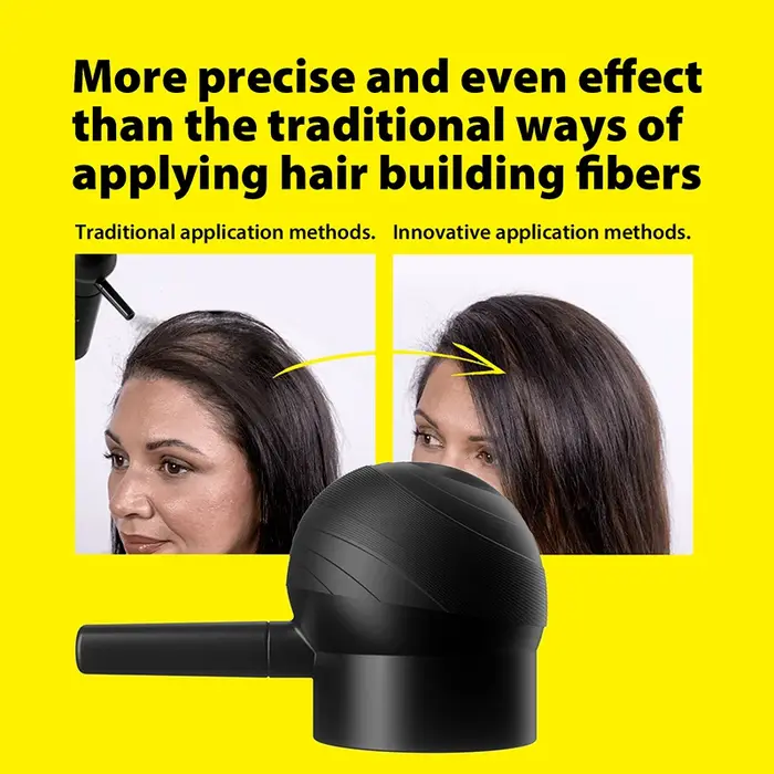 Applicateur de kératine en poudre pour la repousse des cheveux