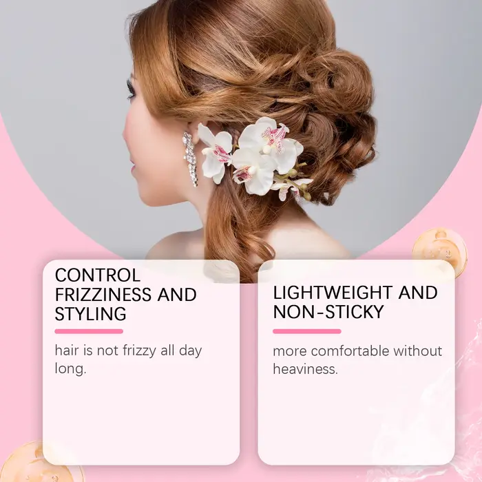 La crème coiffante améliore les frisottis adoucit et prévient les cheveux fendus