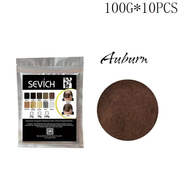 Sevich 10 couleurs 1000g recharge sacs Salon repousse kératine fibre de cheveux épaississement perte