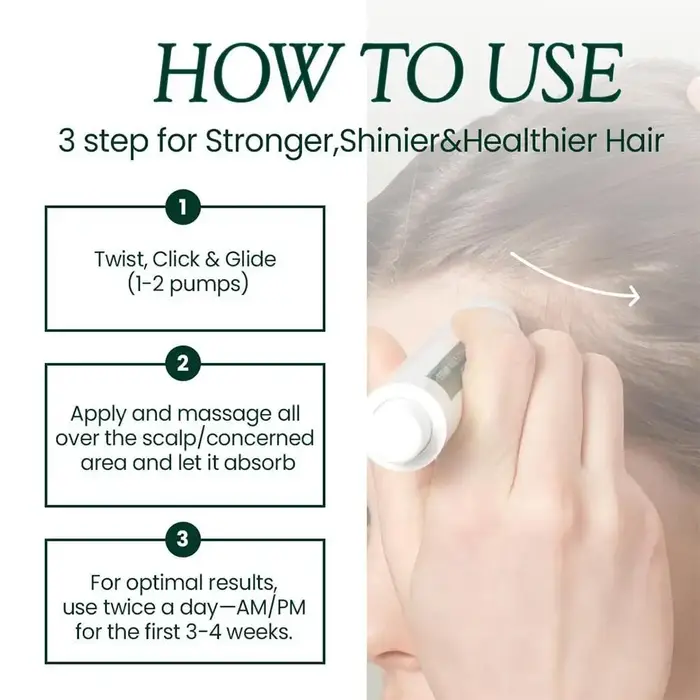 Roll‑On Hair Growth Ampoule Serum