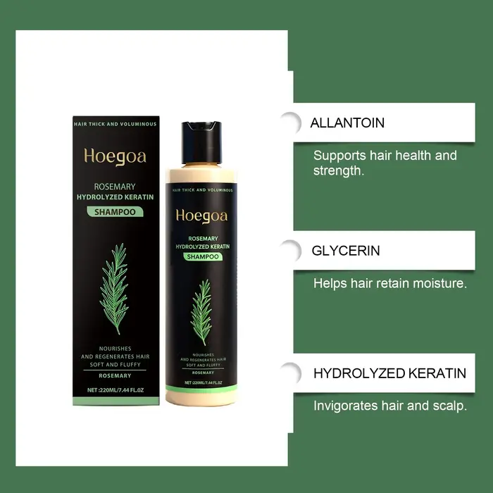 Shampooing capillaire au romarin naturel