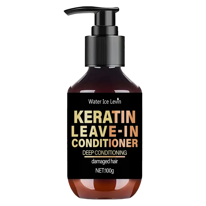 Réparateur Cheveux Abîmés Après-Shampoing Sans Rinçage 1+1 Pack 100g avec Biotine Collagène Acide Hyaluronique Vitamine C Kératine Hydratant Conditionnement Profond Pas Cher