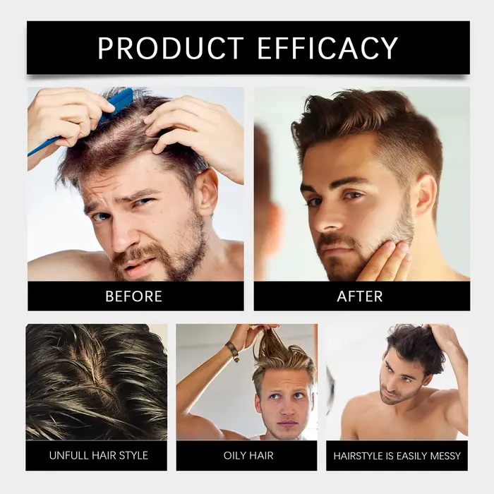 Argile pour cheveux pour hommes