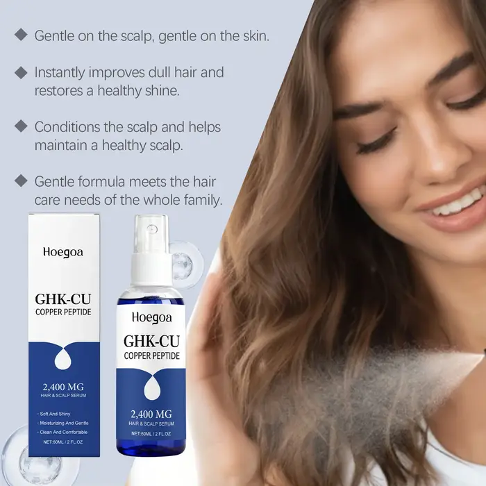 Sérum réparateur pour cuir chevelu au cuivre et aux peptides