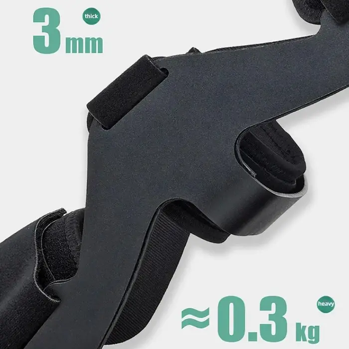 Orthèse d'hyperextension du genou avec aide à la voûte plantaire