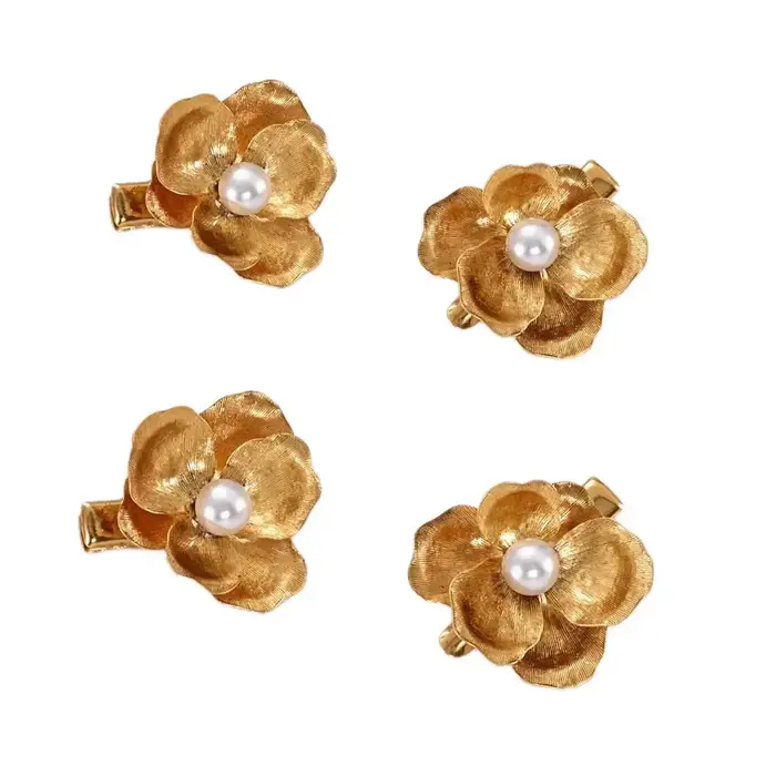 Peigne à cheveux de luxe en perles de Style français