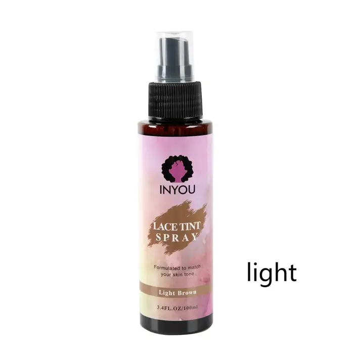 Spray de teinte pour perruque en dentelle - Brun foncé