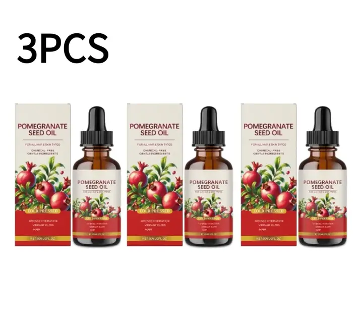 Huile essentielle nourrissante aux graines de grenade naturelle, 1/2/3 pièces x 60ml, hydrate en profondeur, répare la peau sèche, huile de soin SPA Anti-oxydation