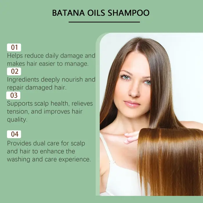 Shampoo à l'huile de Batana biologique