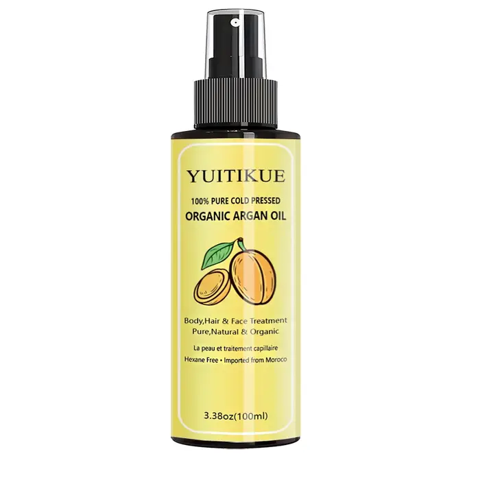 Huile d'Argan Biologique Pressée à Froid 100% Pure YUITIKUE | Pour le corps