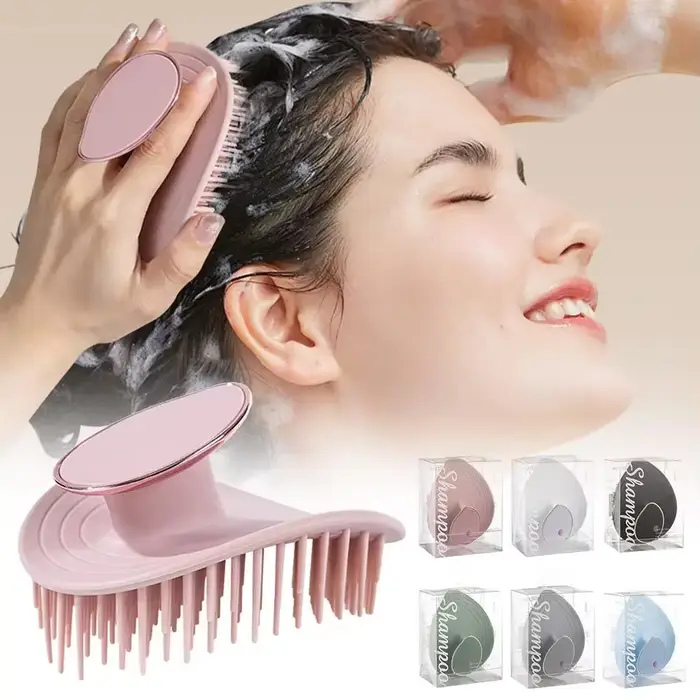 Peigne de massage du cuir chevelu pour shampoing