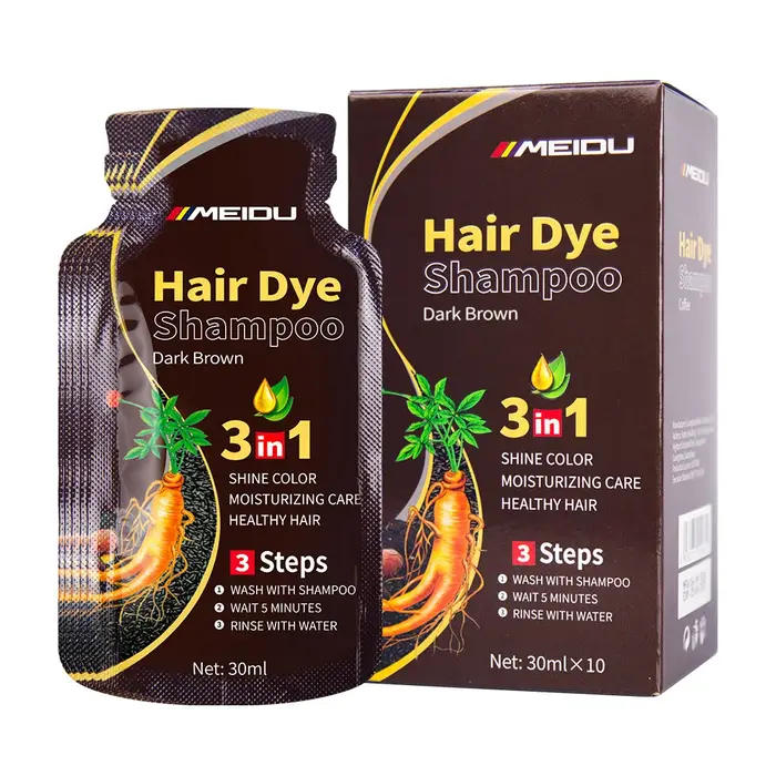 Shampoing 3 en 1 pour teinture capillaire