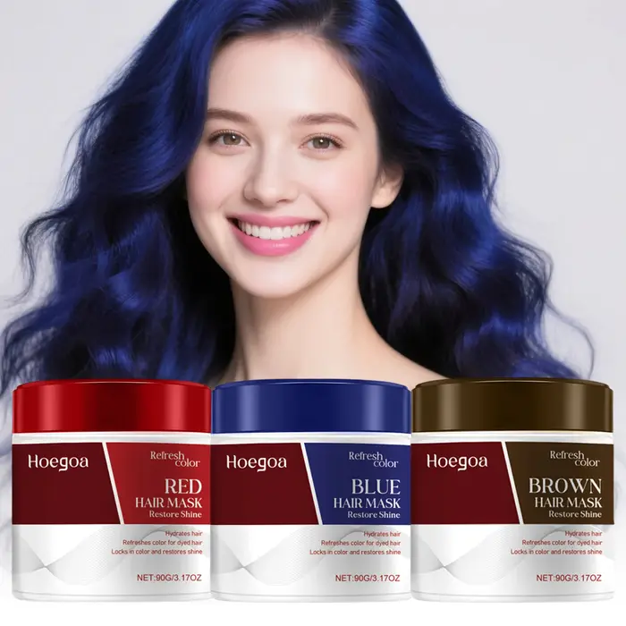 Après-shampooing stimulant la couleur rouge/bleu/marron