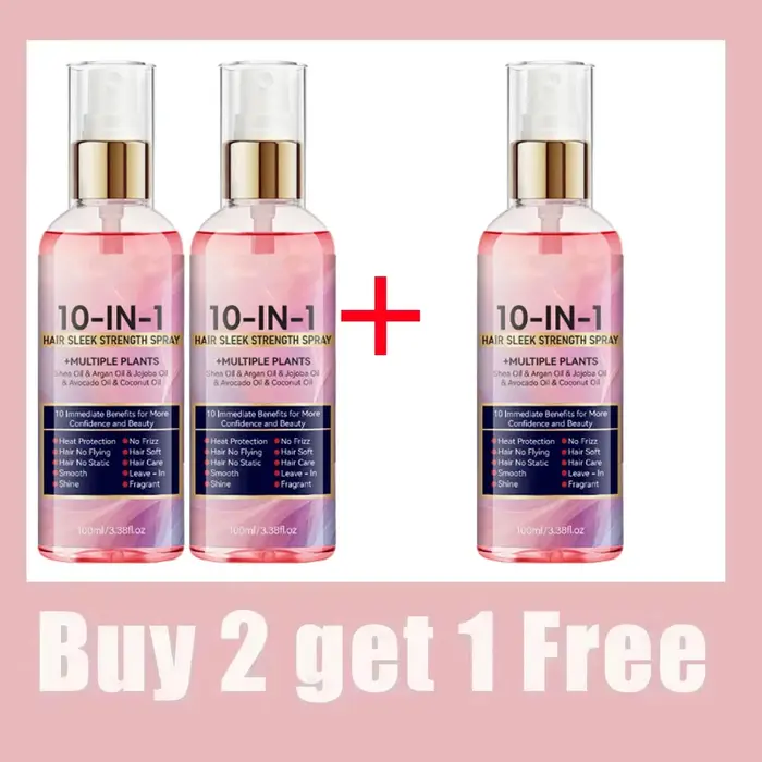 Spray capillaire 10 en 1 sans rinçage pour réparer les cheveux secs