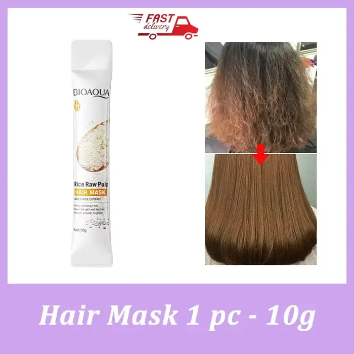 Masque capillaire à la kératine, réparation rapide des cheveux abîmés et crépus, cheveux doux, lisse