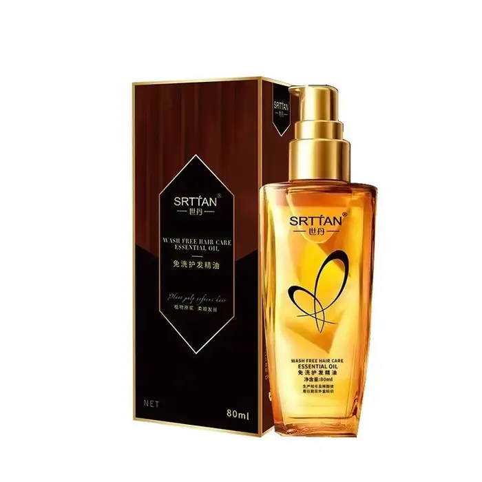 Huile essentielle nourrissante pour les cheveux, capable d'augmenter la brillance et de réparer les 
