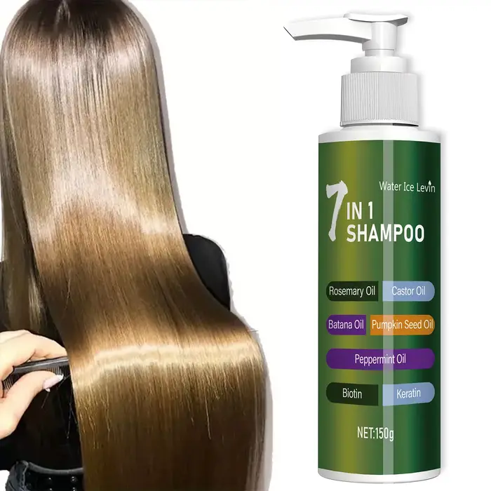 Shampooing 7-en-1, riche en mousse et facile à rincer