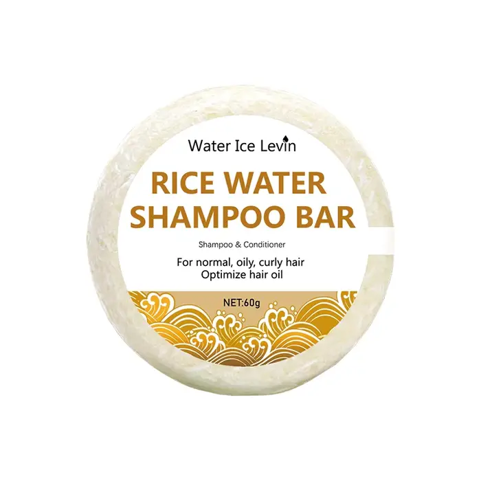 Shampoing au Riz Biologique de Regina, Barre de 60g, Sans Huile, Conditionnement, Eau, Nourrissant, 