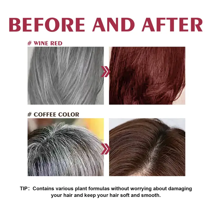 Shampoing pour teinture des cheveux 3 en 1